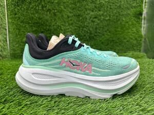 Hoka One One Bondi 9 1162012-BTF Athletic Sneaker Women's 6B Blue Mesh Sports